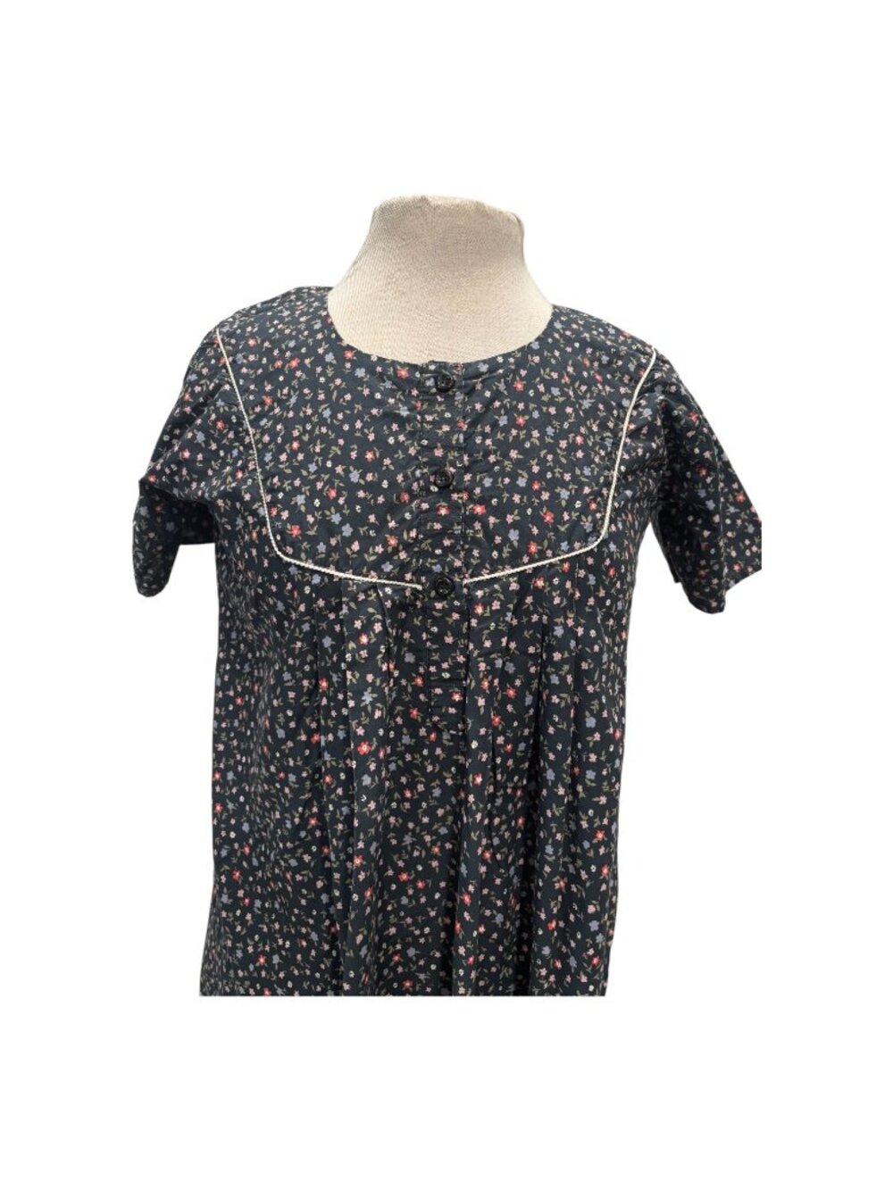 Belle by Cotton Belle Floral Prairie Cottagecore House Dress Nightgown Style Siz - Picture 4 of 11